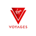Logo van Victory Cruise Lines met een klassiek ogend anker symbool en de merknaam in blauwe hoofdletters op een witte achtergrond