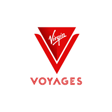 Logo van Victory Cruise Lines met een klassiek ogend anker symbool en de merknaam in blauwe hoofdletters op een witte achtergrond