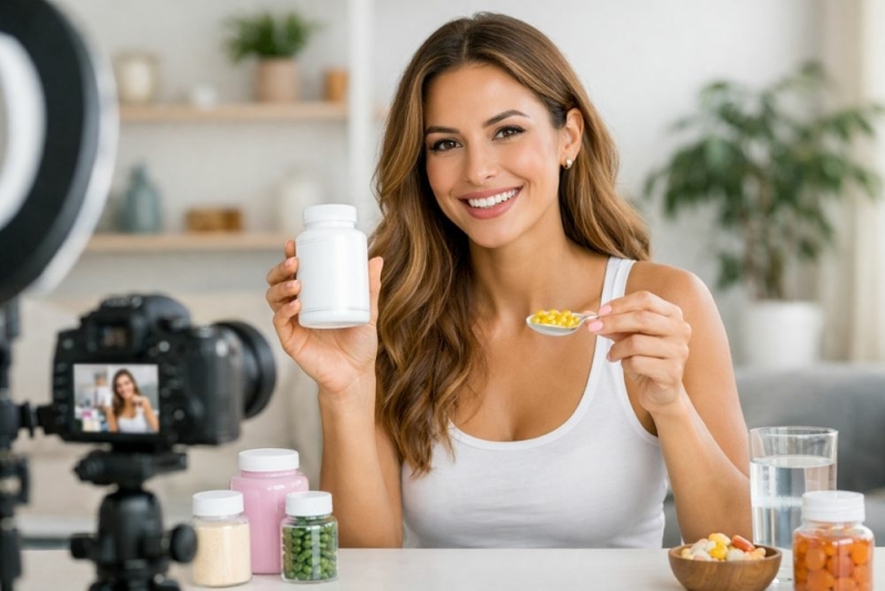 influencer met producten Zo herken je betrouwbare gezondheidsinformatie