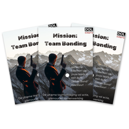 James Bond teambuilding brochure