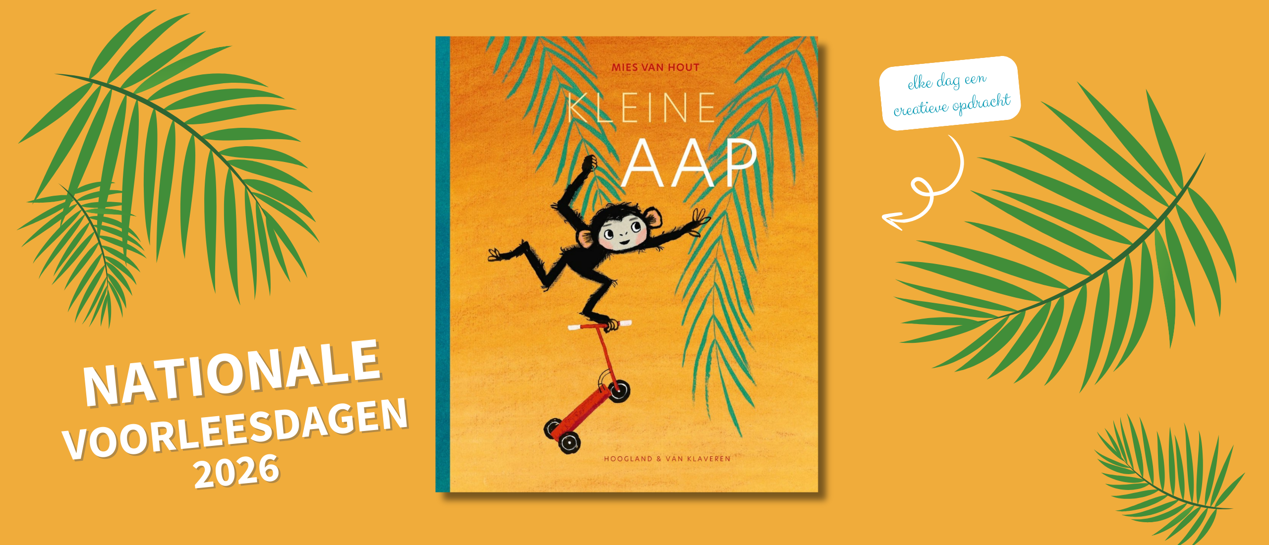 Nationale Voorleesdagen creatieve oefeningen 2026