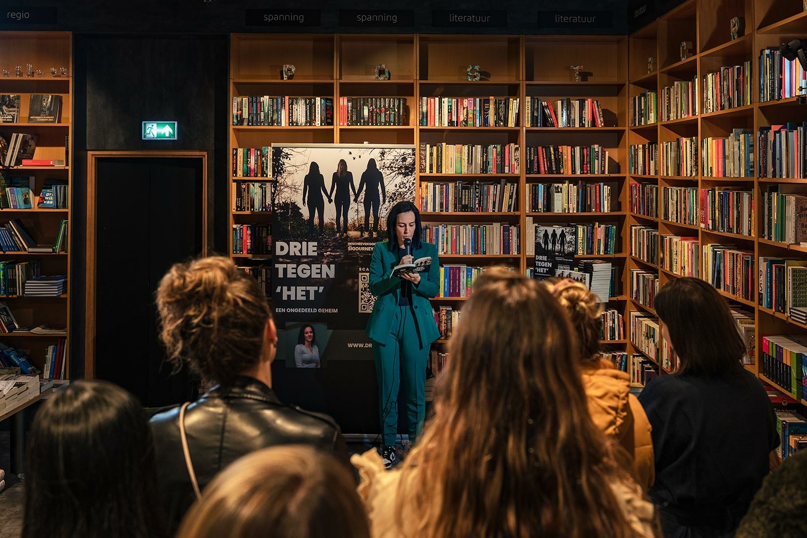 Post Scriptum Schiedam presentatie Drie tegen het door Sigourney van der Linden