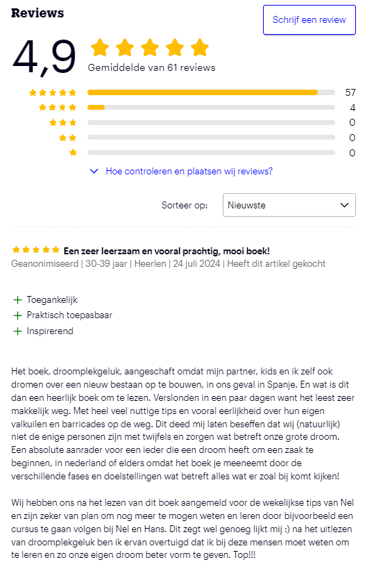 bol-com-reviews-droomplekgeluk-nelleke-griffioen-droomplekacademie-augustus-2024