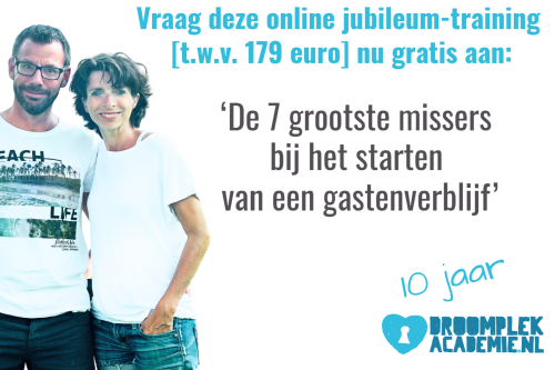 droomplekacademie-gratis-online-training-10-jaar-bed-and-breakfast-beginnen-tips-jubileum