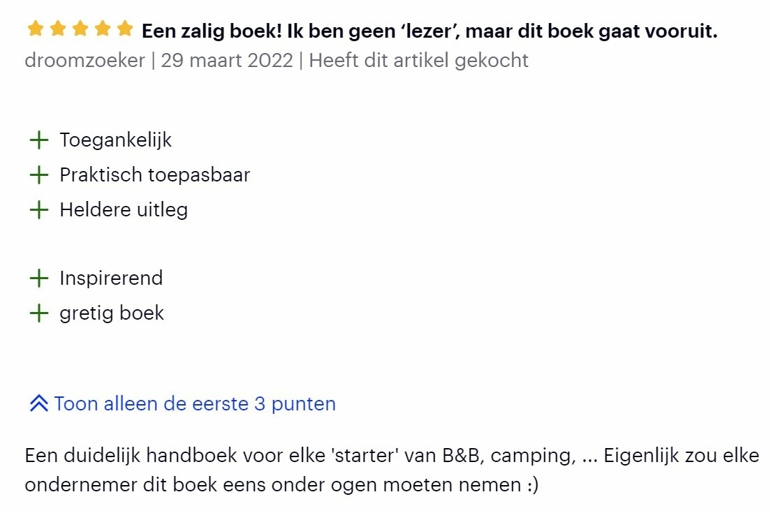 review-droomplekgeluk-nelleke-griffioen-droomplekacademie-ik-vertrek-het-roer-om-boek-bed-and-breakfast-beginnen-camping-hotel-vakantiewoningen-ondernemer