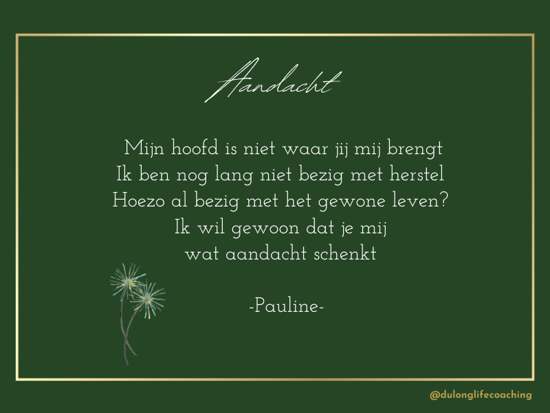 aandacht, herstel