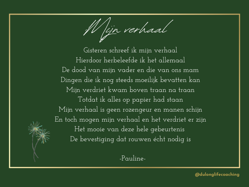 mijn verhaal, jouw verhaal, ik luister