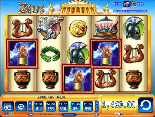 Zeus Slots Online spel spelen