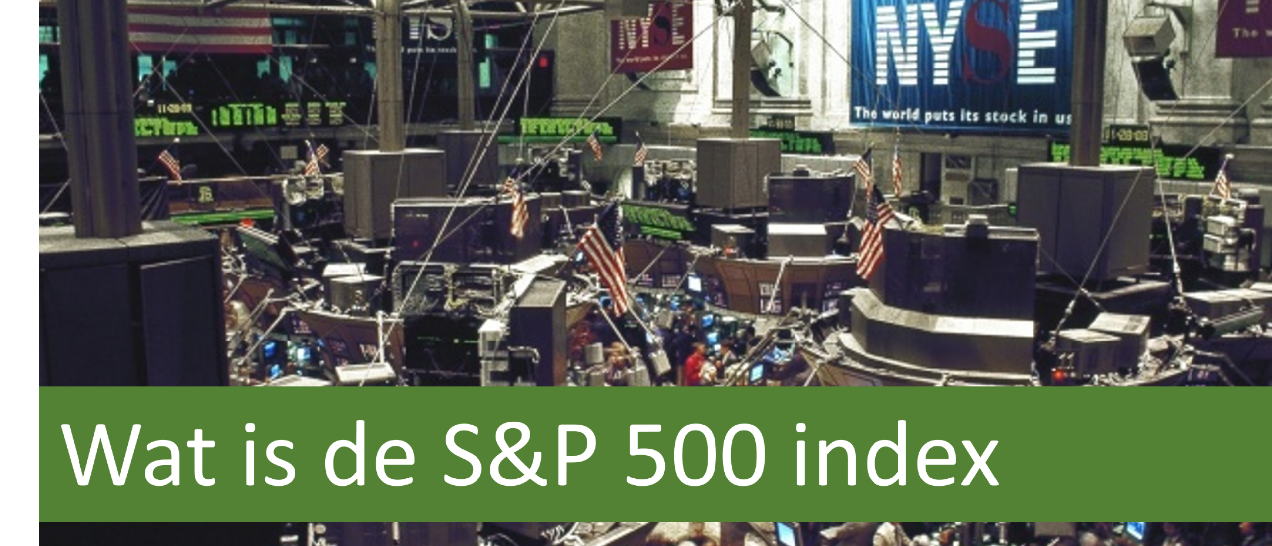 Wat is de SU&P 500 index