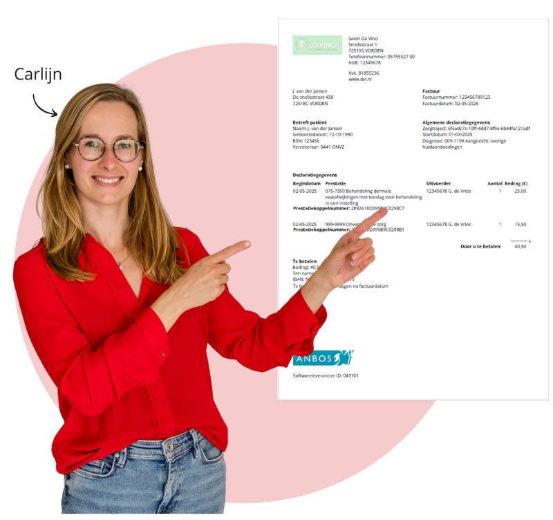 GDS verzekeringsfactuur met Carlijn