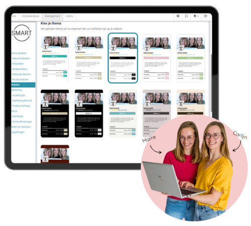 Thema kappers website