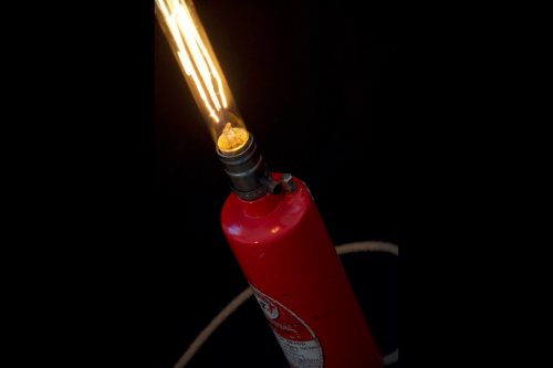 Ajax brandblusser lamp