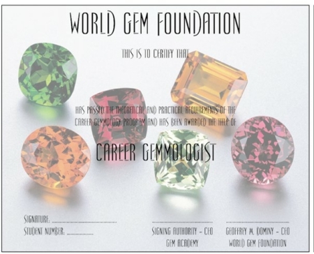 diploma Career Gemmologist