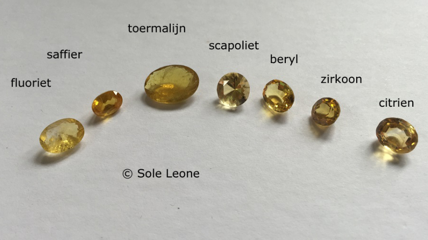 yellow gemstones