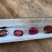 red gemstones