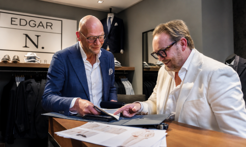 Edgar N. Wardrobe Partnership™ Voor veel klanten begint hier de echte samenwerking.
