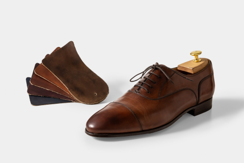 Bij Edgar N. stel je jouw custommade schoenen samen: van formele Oxford of Derby tot informele loafer of sneaker