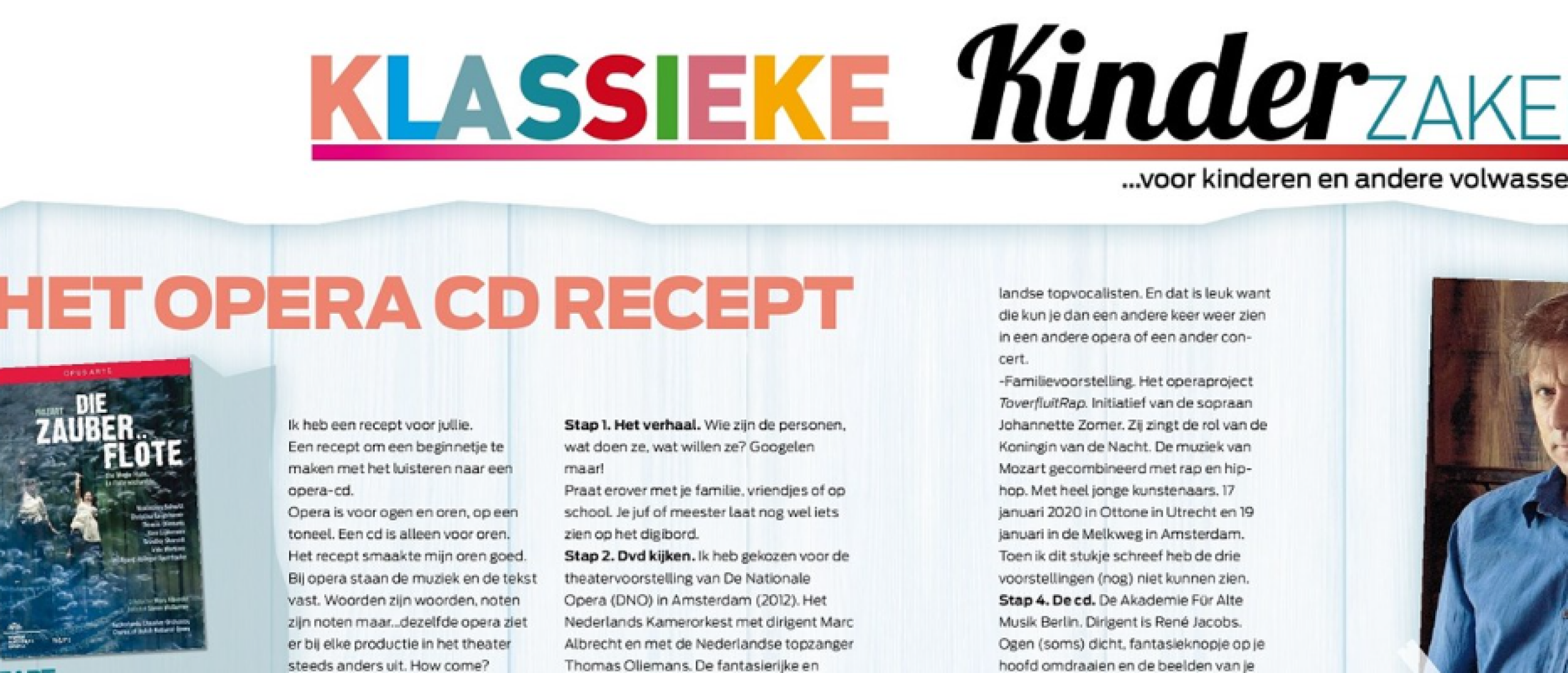 Klassieke Kinderzaken Column, Het Opera CD Recept