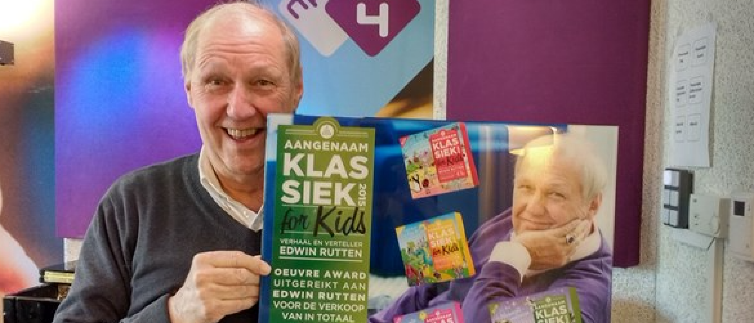 Oeuvre Award van Aangenaam Klassiek for Kids Edwin wordt verrast met de prijs!