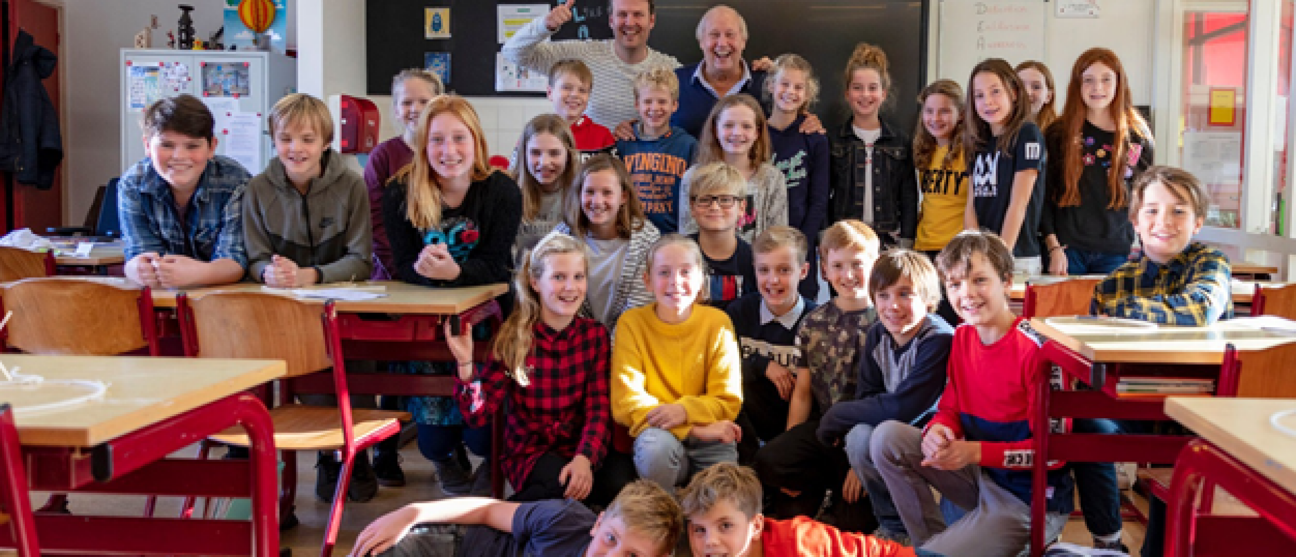 Ome Willem in Castricum Op de Juliana van Stolbergschool