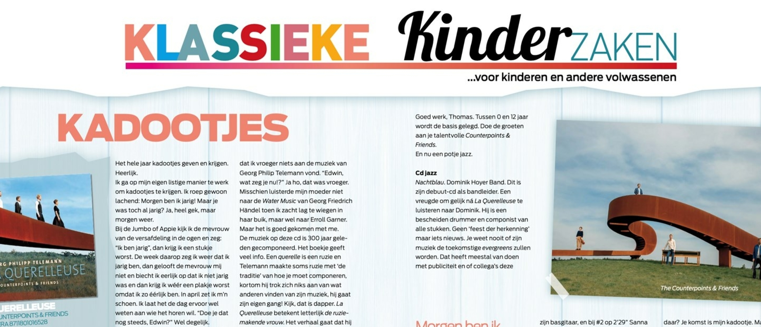 Klassieke Kinderzaken Column Kadootjes