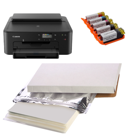 SUPERDEAL | TS 705A Foodprinter + setje eetbare inkt 580/581 + pak premium Frosty Sheets 25 vel
