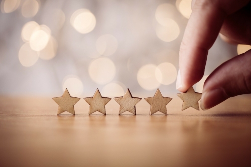 5 sterren waardering