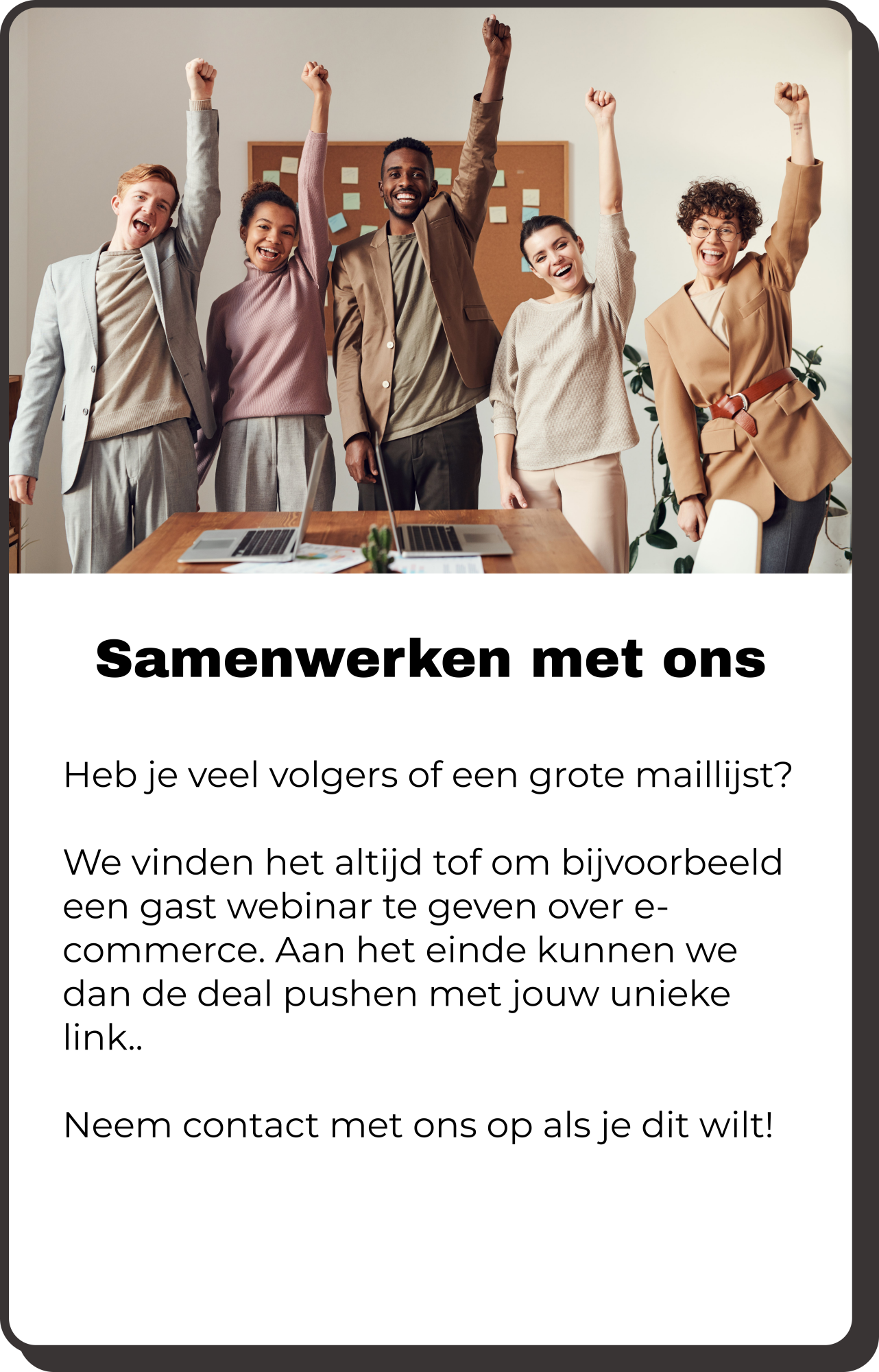 Affiliate samenwerken