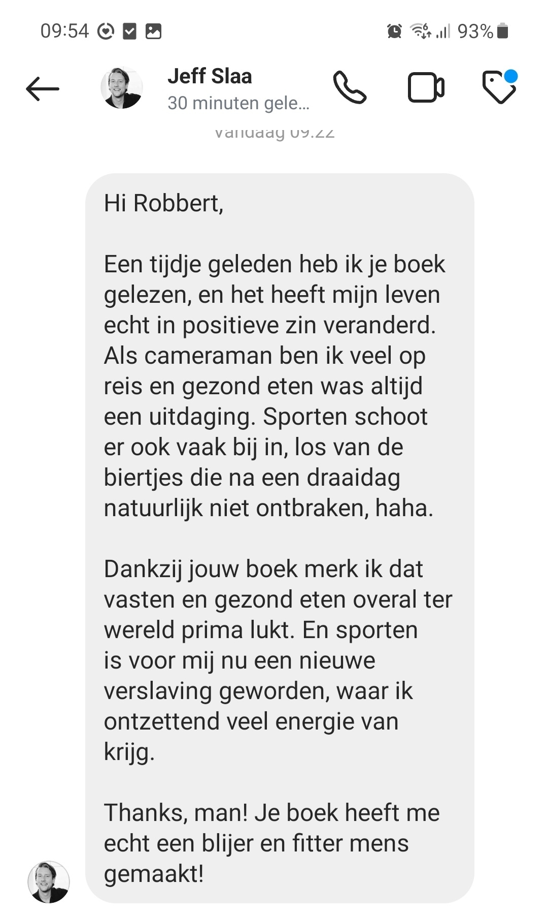 Echte mannen diëten niet