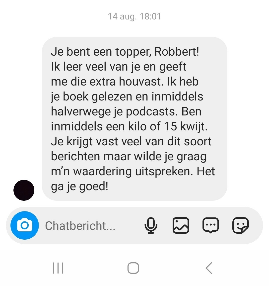 Echte mannen diëten niet