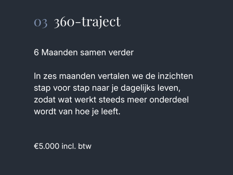 traject