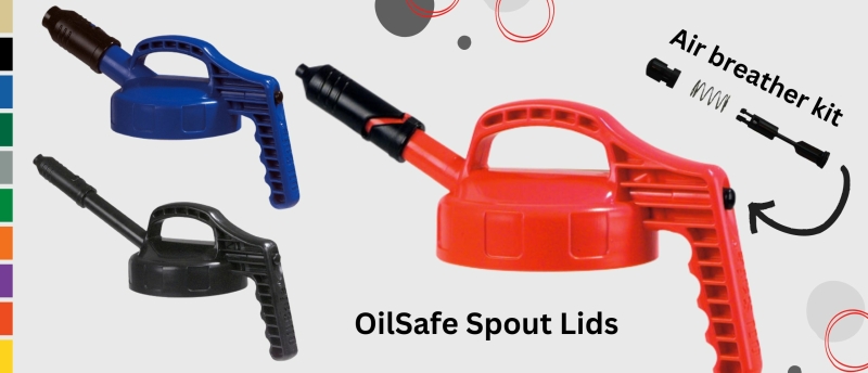 Air breather kit and OilSafe spout lids