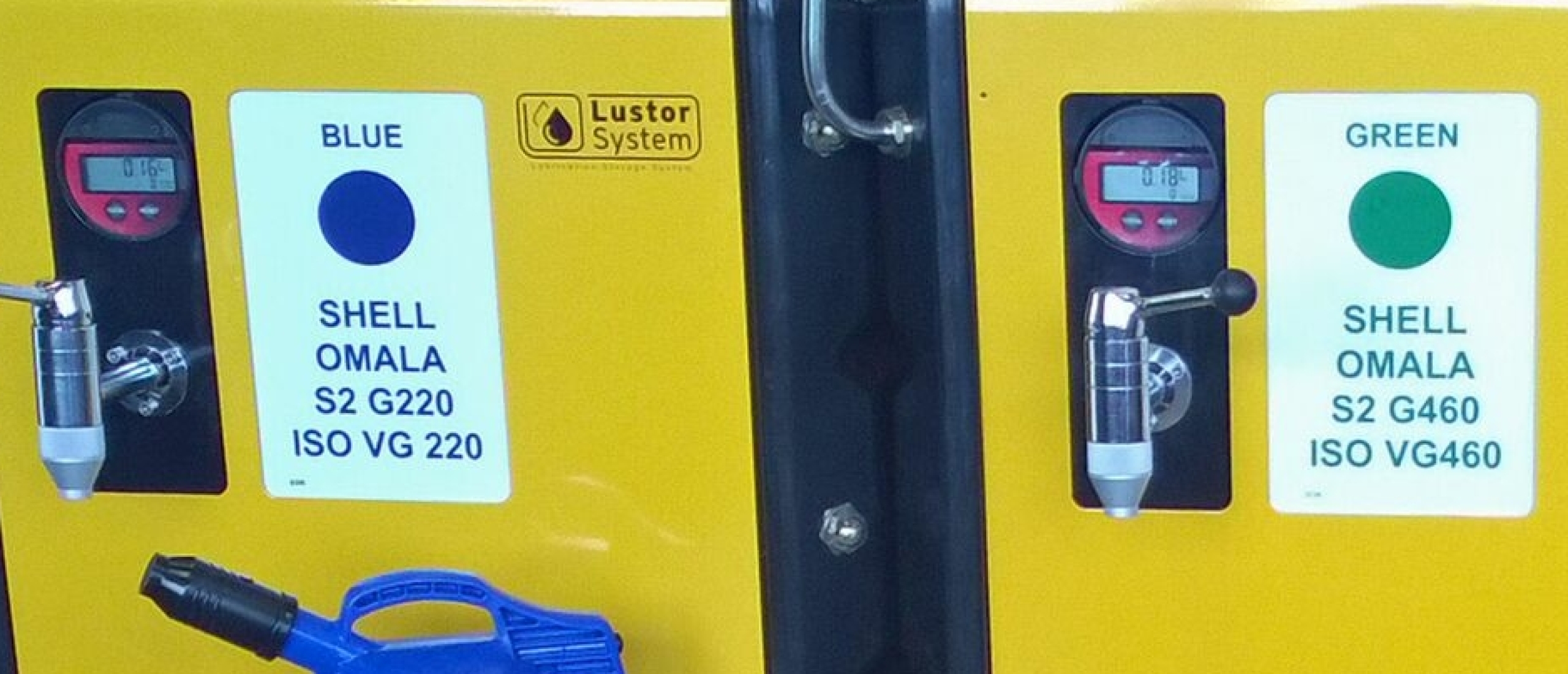 Lustor system with auto shut-off dispensing tap
