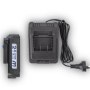 Battery and charger for BOP