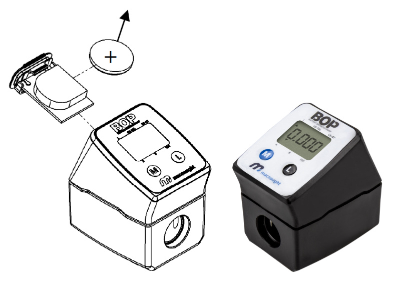 Bop inline meter battery