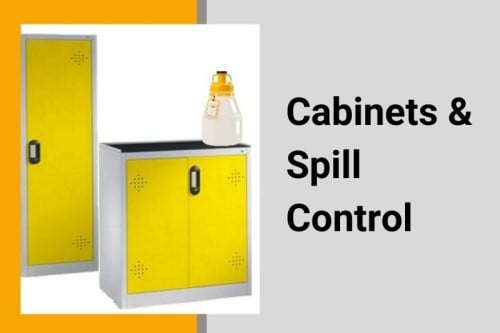 Cabinets and spill control