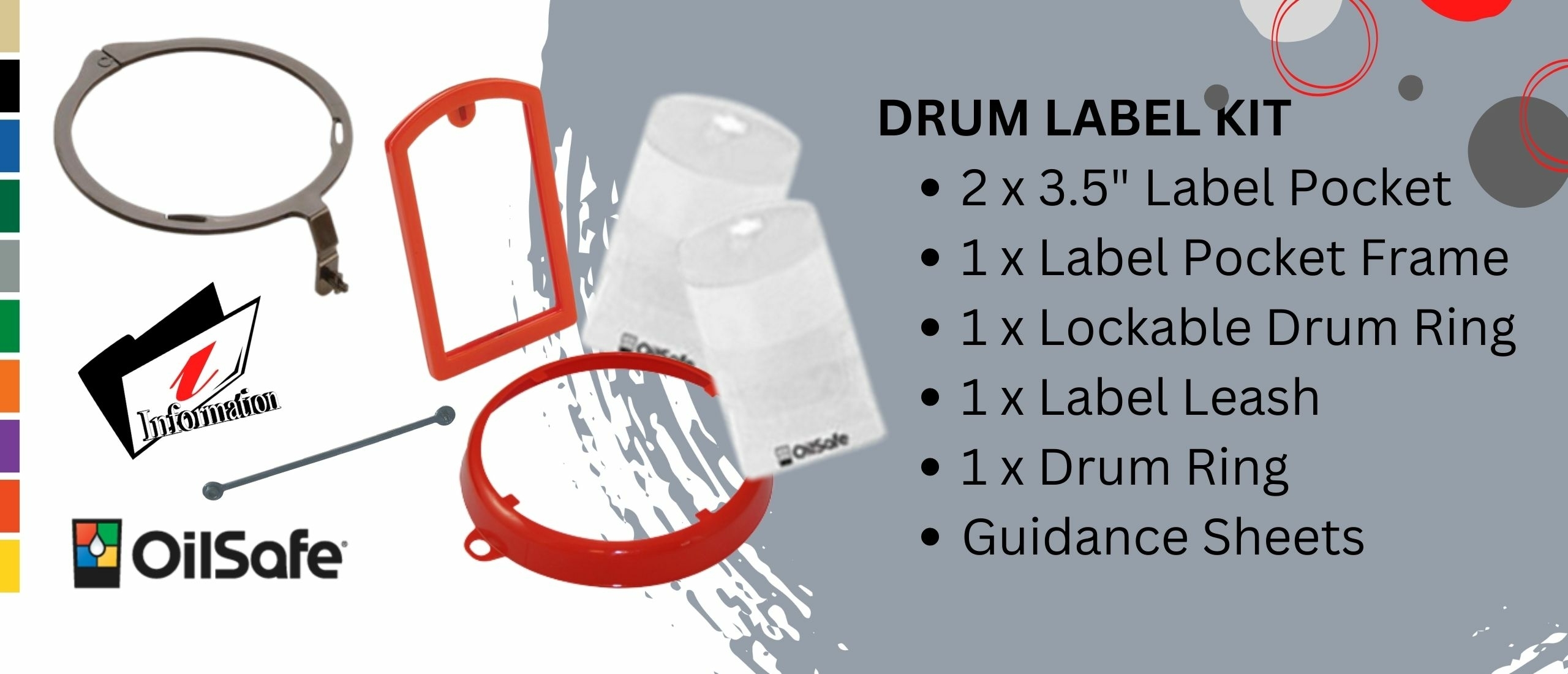 OilSafe drum label kit