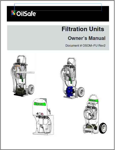 OilSafe filtration units ownermanual
