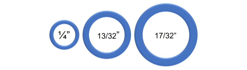 Grease fitting protectors - diameters