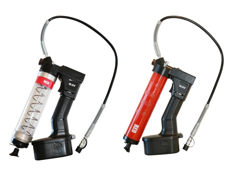 Battery-operated grease gun OilSafe