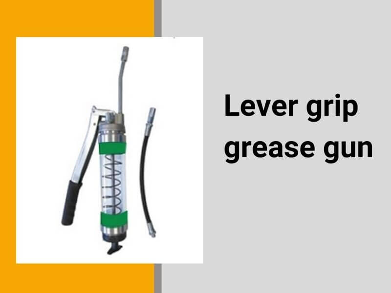 Lever-grip grease gun