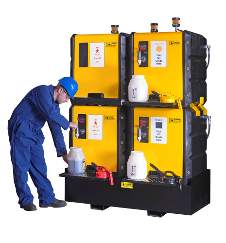 Lustor - Lubrication Storage System - 500 liter - with worker
