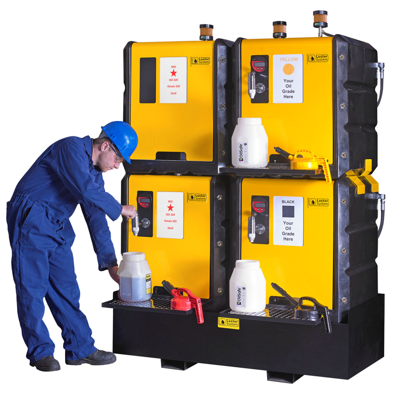 Lustor - Lubrication Storage System - 500 liter - with worker
