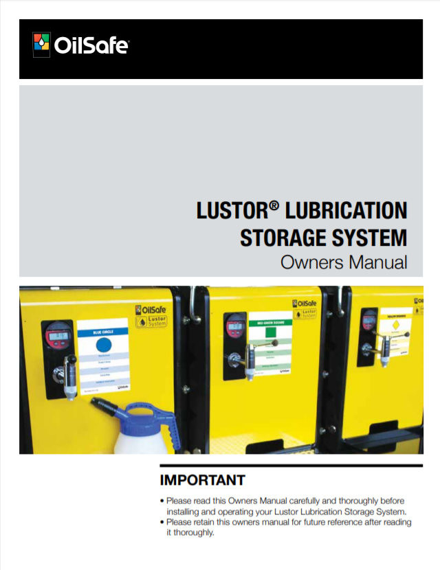 Lustor owner manual