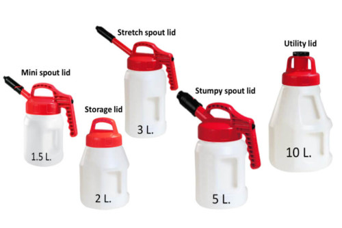 OilSafe drums and lids assortment OilSafe drums and lids assortment