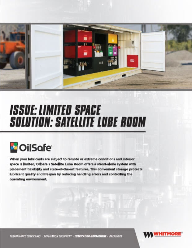 OilSafe satellite lube room