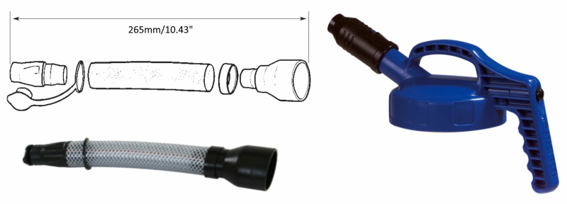 Stumpy Spout Lid - Lubrication Management - Oil Transfer Equipment