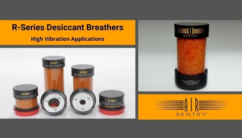 R-series Desiccant Breathers - High vibration applications