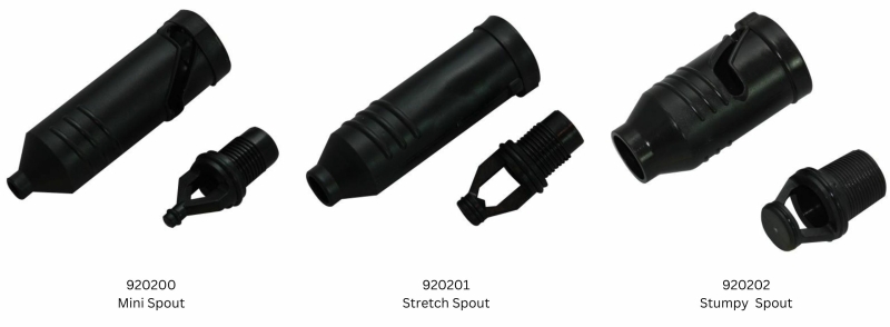 Spout valve kits for OilSafe lids