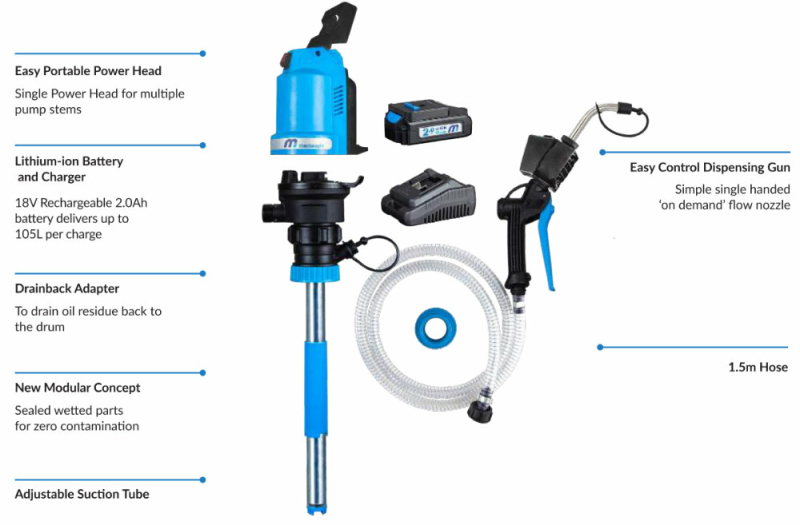 Universal Battery operated pump - BOP20